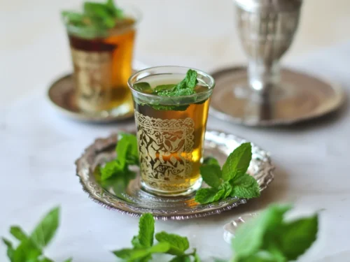 Moroccan mint tea